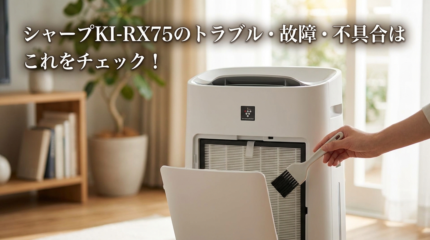 シャープKI-RX75のトラブル・故障・不具合はこれをチェック!