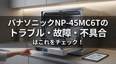 パナソニックNP-45MC6Tのトラブル・故障・不具合はこれをチェック！