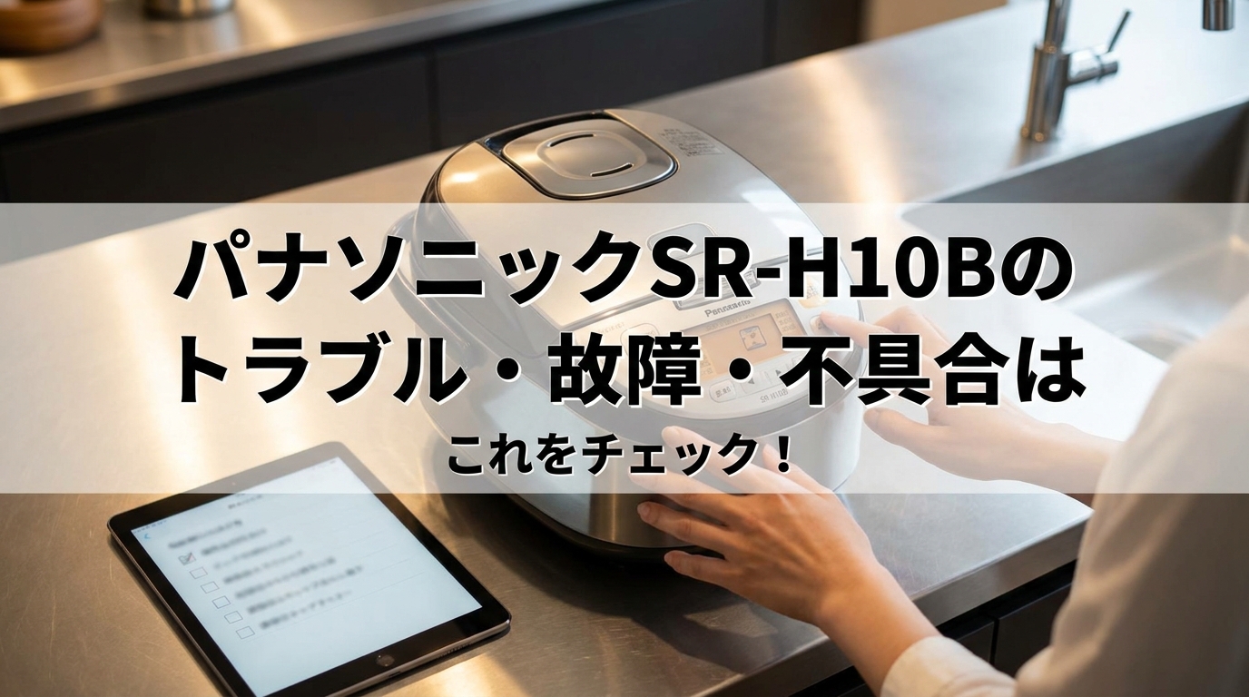 パナソニックSR-H10Bのトラブル・故障・不具合はこれをチェック!
