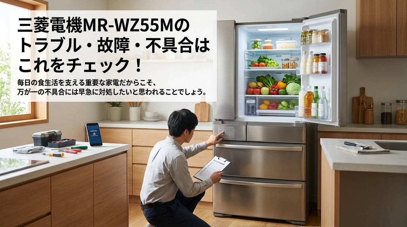 三菱電機MR-WZ55Mのトラブル・故障・不具合はこれをチェック!