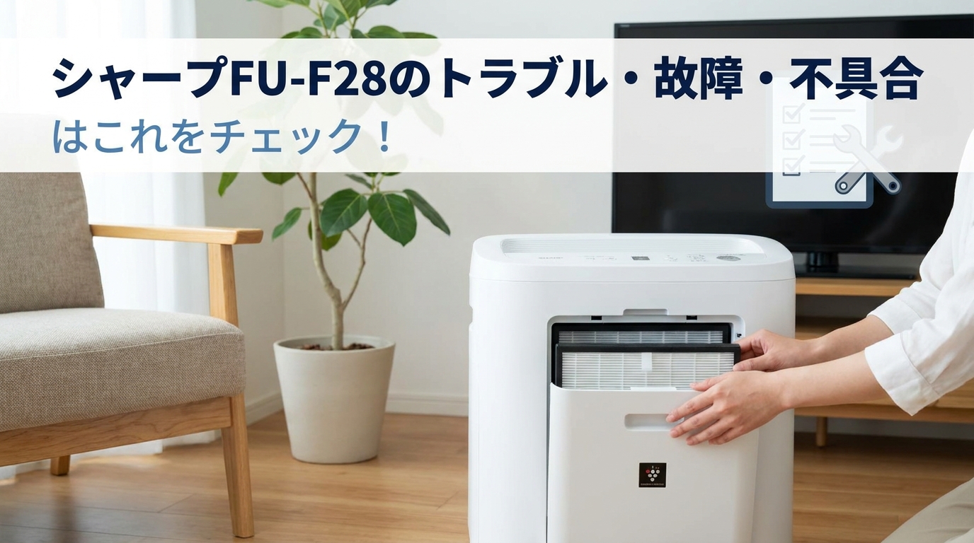 シャープFU-F28のトラブル・故障・不具合はこれをチェック!