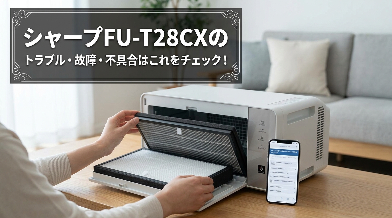 シャープFU-T28CXのトラブル・故障・不具合はこれをチェック!