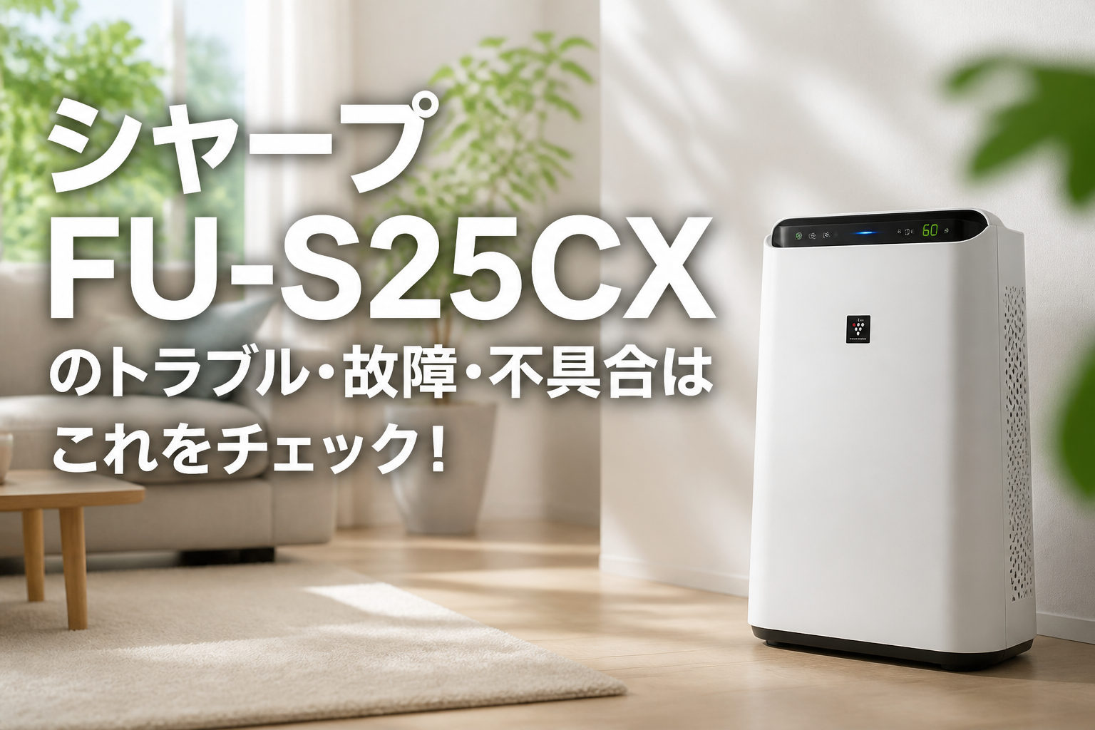 シャープFU-S25CXのトラブル・故障・不具合はこれをチェック!
