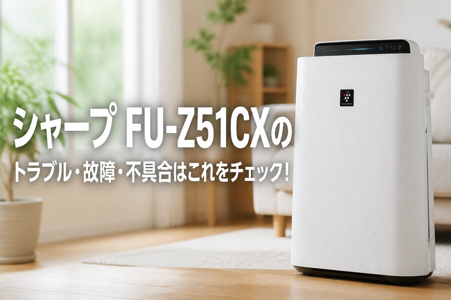 シャープFU-Z51CXのトラブル・故障・不具合はこれをチェック！