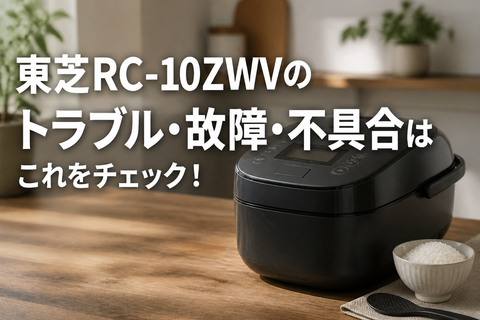 東芝RC-10ZWVのトラブル・故障・不具合はこれをチェック!