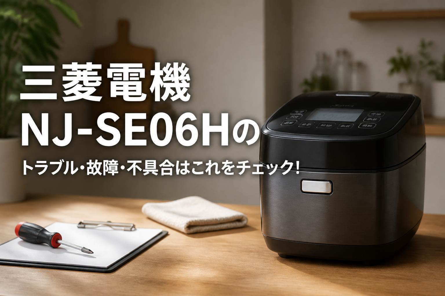 三菱電機NJ-SE06Hのトラブル・故障・不具合はこれをチェック！