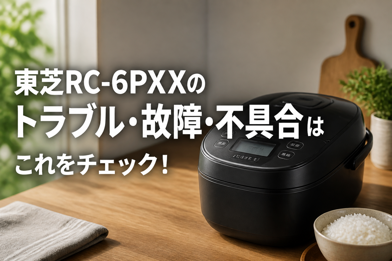 東芝RC-6PXXのトラブル・故障・不具合はこれをチェック!
