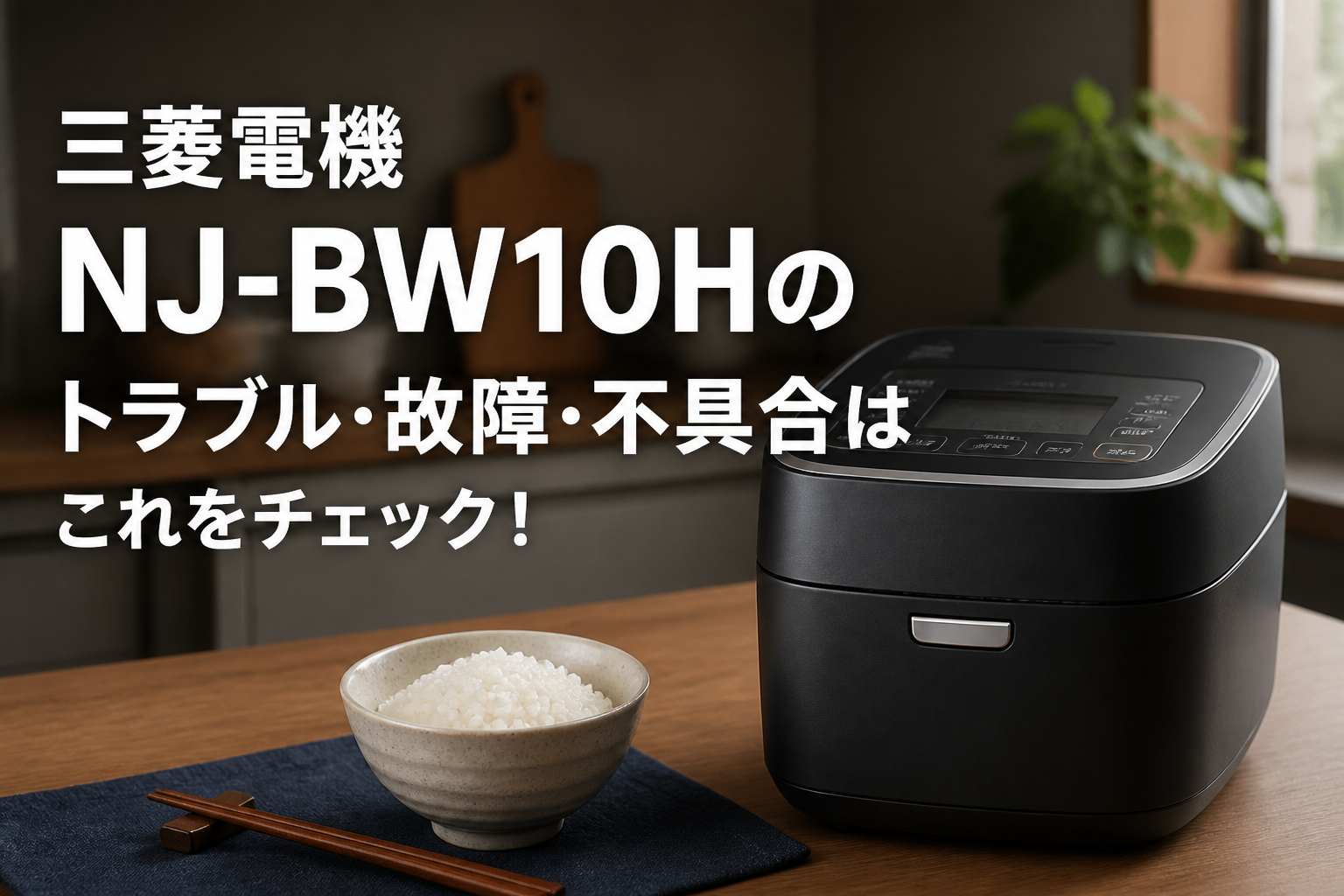 三菱電機NJ-BW10Hのトラブル・故障・不具合はこれをチェック！