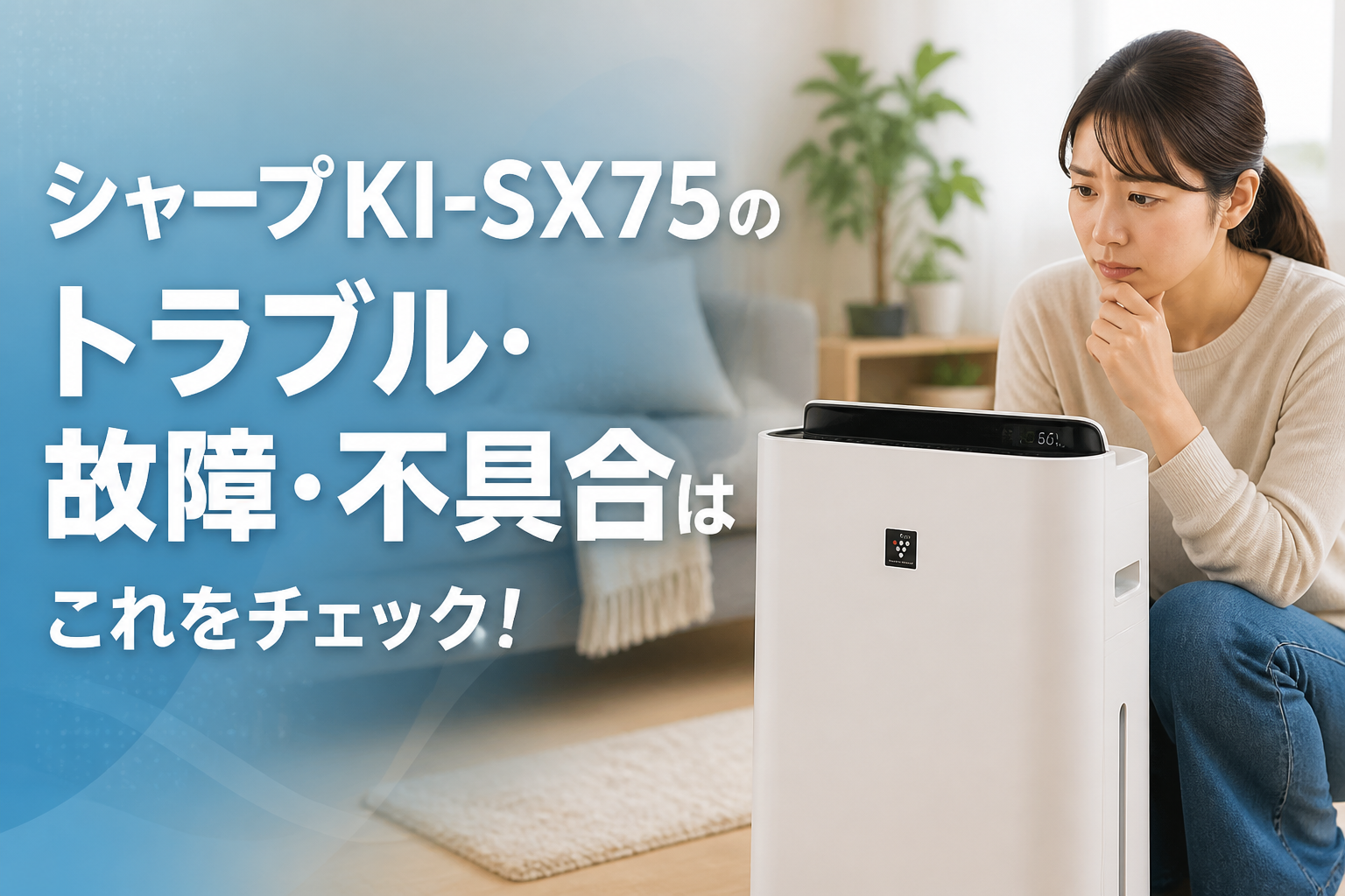 シャープKI-SX75のトラブル・故障・不具合はこれをチェック!