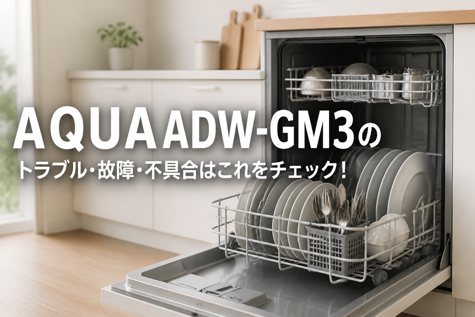 AQUAADW-GM3のトラブル・故障・不具合はこれをチェック!