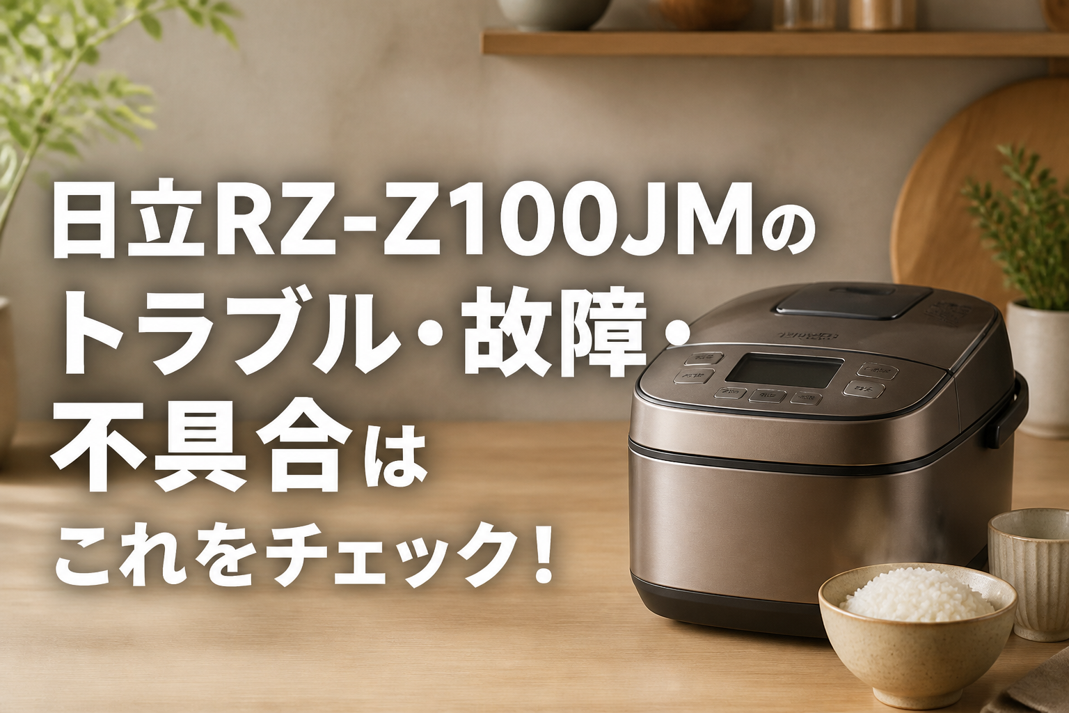 日立RZ-Z100JMのトラブル・故障・不具合はこれをチェック!