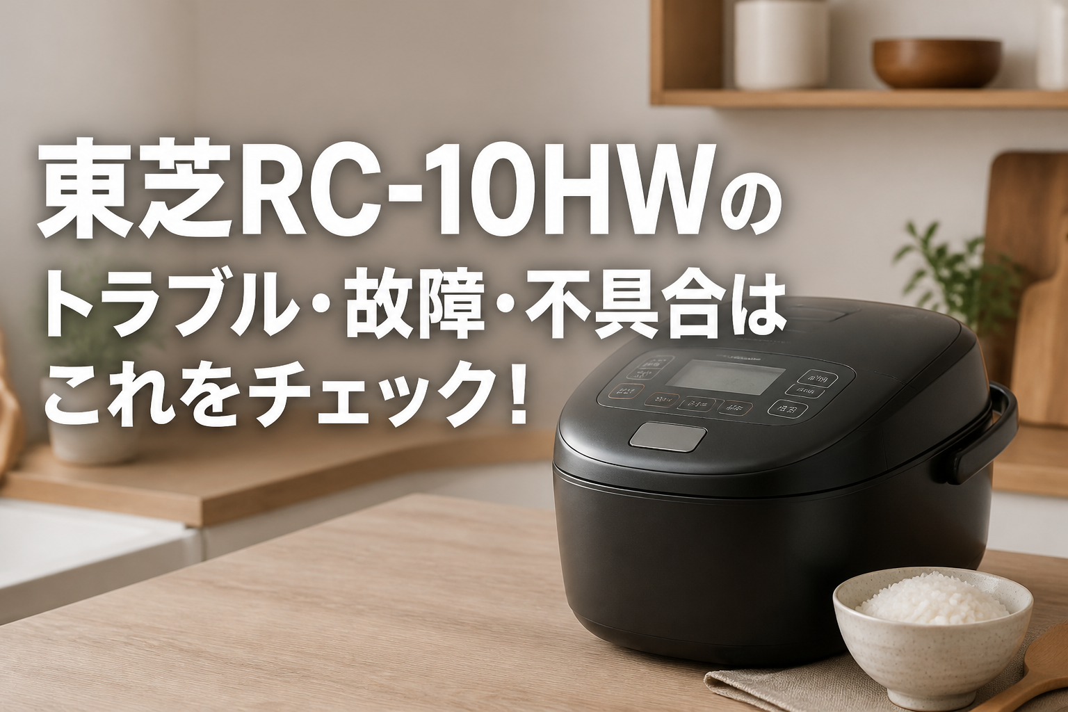 東芝RC-10HWのトラブル・故障・不具合はこれをチェック!