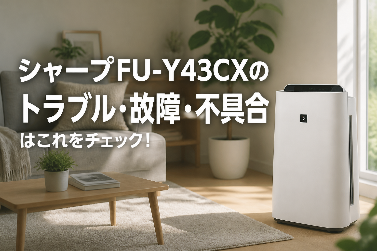 シャープFU-Y43CXのトラブル・故障・不具合はこれをチェック!