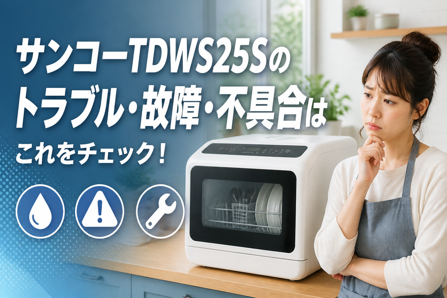 サンコーTDWS25Sのトラブル・故障・不具合はこれをチェック!