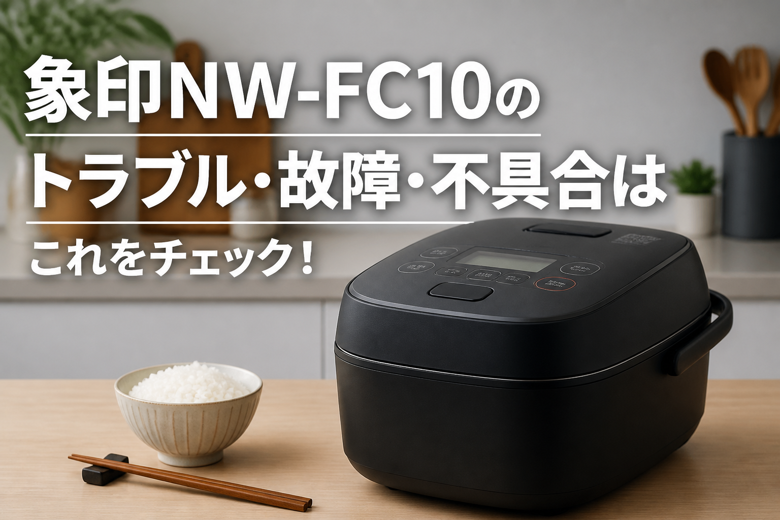 象印NW-FC10のトラブル・故障・不具合はこれをチェック!
