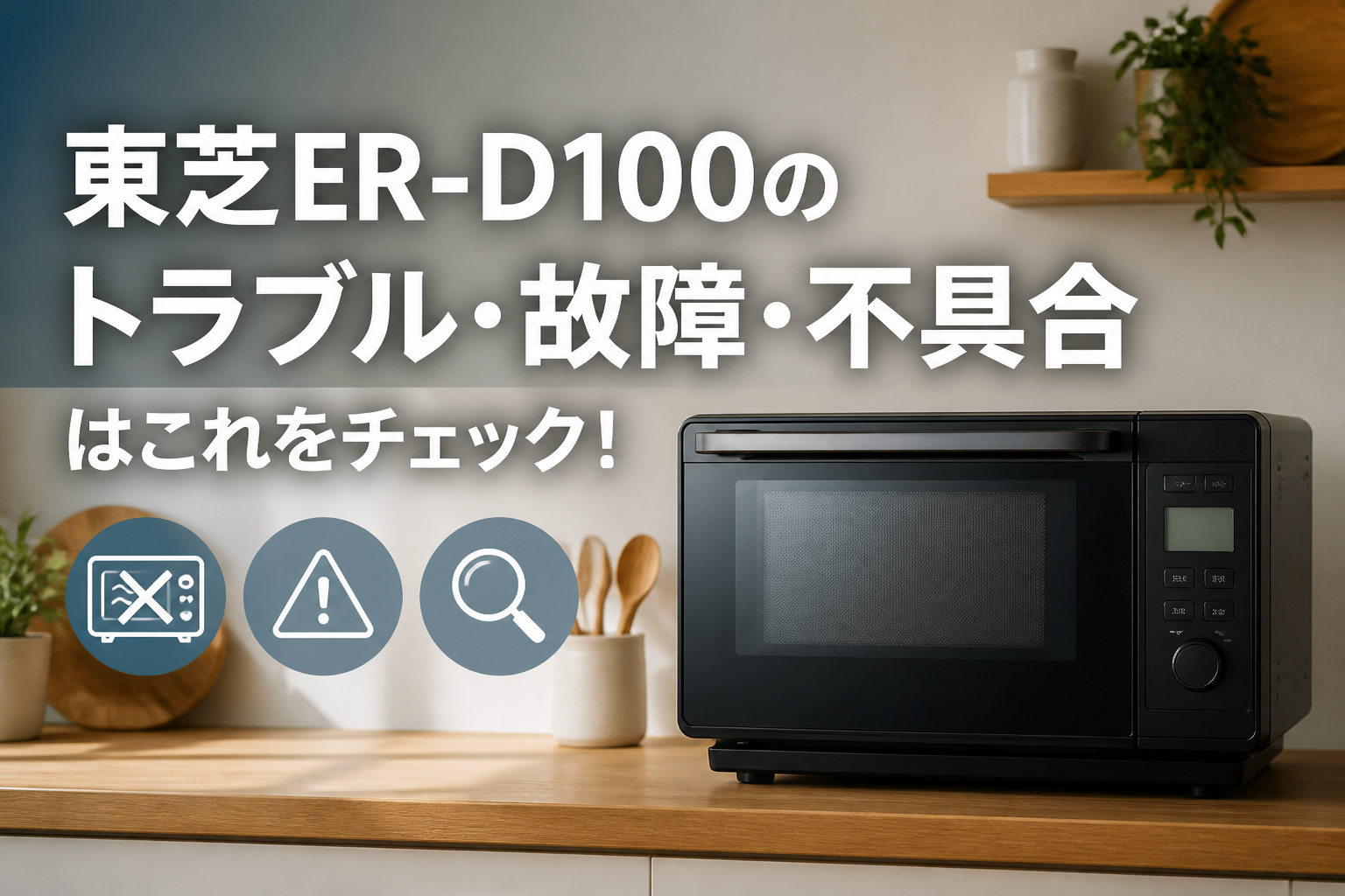 東芝ER-D100のトラブル・故障・不具合はこれをチェック!