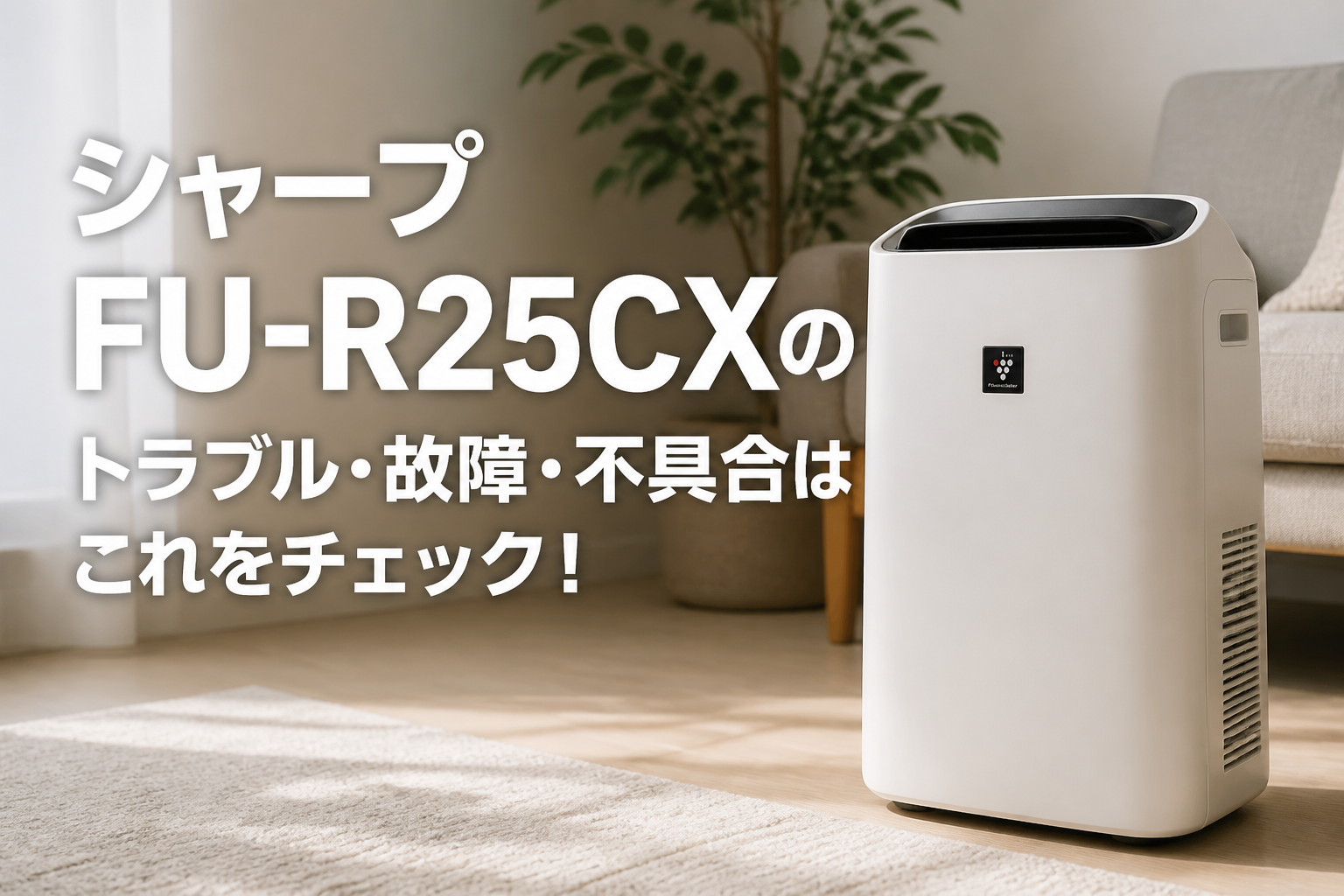シャープFU-R25CXのトラブル・故障・不具合はこれをチェック!